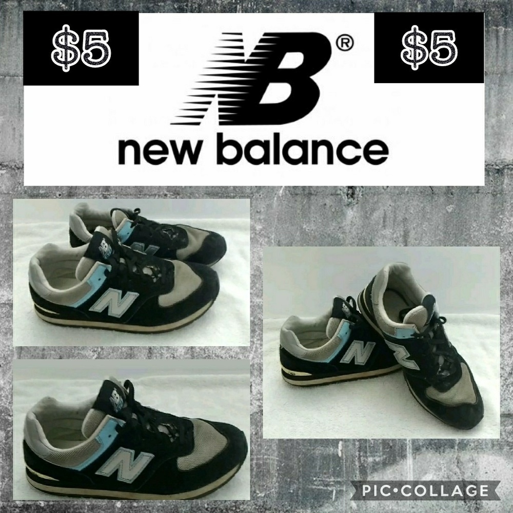 New Balance Women's Sneakers Size 6.5 Black/Gray